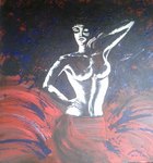 Audace .Acrylique 60*60cm (Dispo &agrave; la vente)