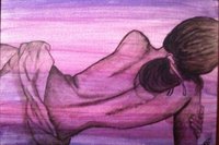 Huile et acrylique 80*50cm (non dispo &agrave; la vente)